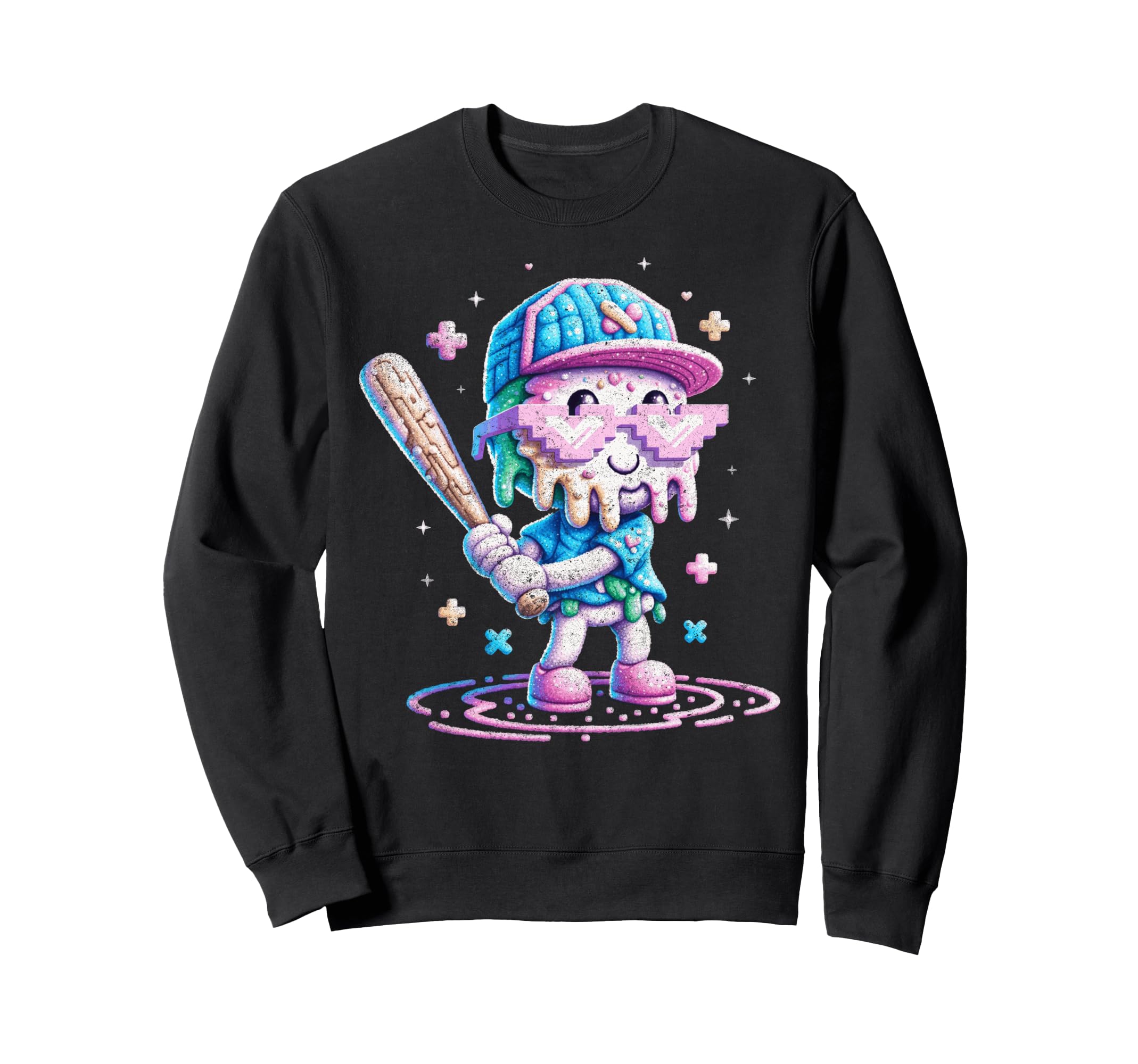 Baseball Drip Gamer Gifts T-Shirt - Casual Everyday Wear for Adults - T-Shirt, Sweatshirt, Hoodie