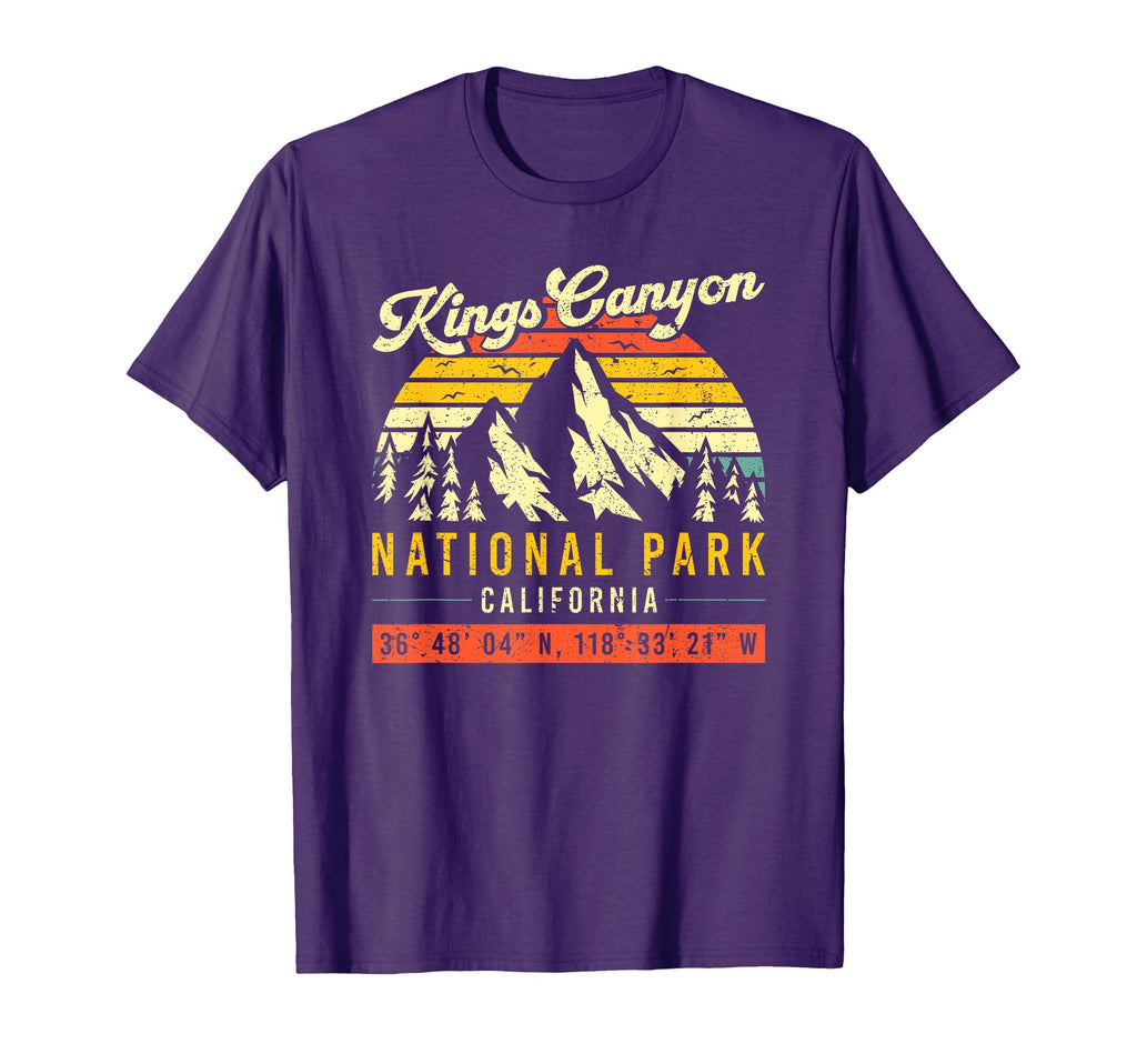 Kings Canyon California National Park T-Shirt - Minimalist Print Men Women - T-Shirt, Sweatshirt, Hoodie