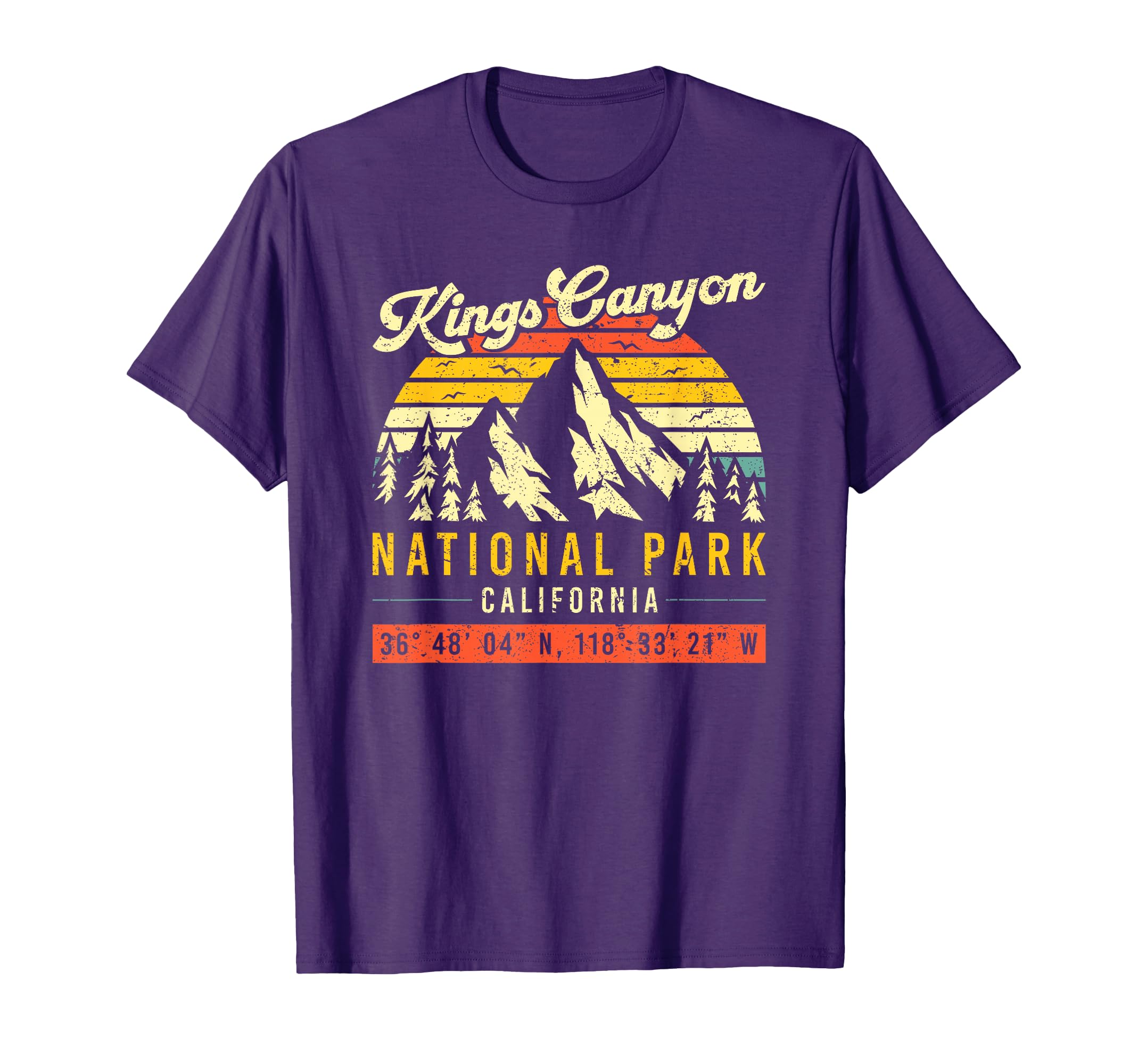 Kings Canyon California National Park T-Shirt - Minimalist Print Men Women - T-Shirt, Sweatshirt, Hoodie