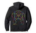 Neon Dog Delight 80S Inspired Hoodie - Aesthetic Graphic for Adults - T-Shirt, Sweatshirt, Hoodie