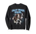 English Springer Spaniel 90S Heavy Sweatshirt - Unique Graphic for Adults - T-Shirt, Sweatshirt, Hoodie