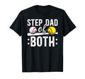 Step Dad Both Proud Softball Baseball T-Shirt - Trendy Graphic Men Women - T-Shirt, Sweatshirt, Hoodie