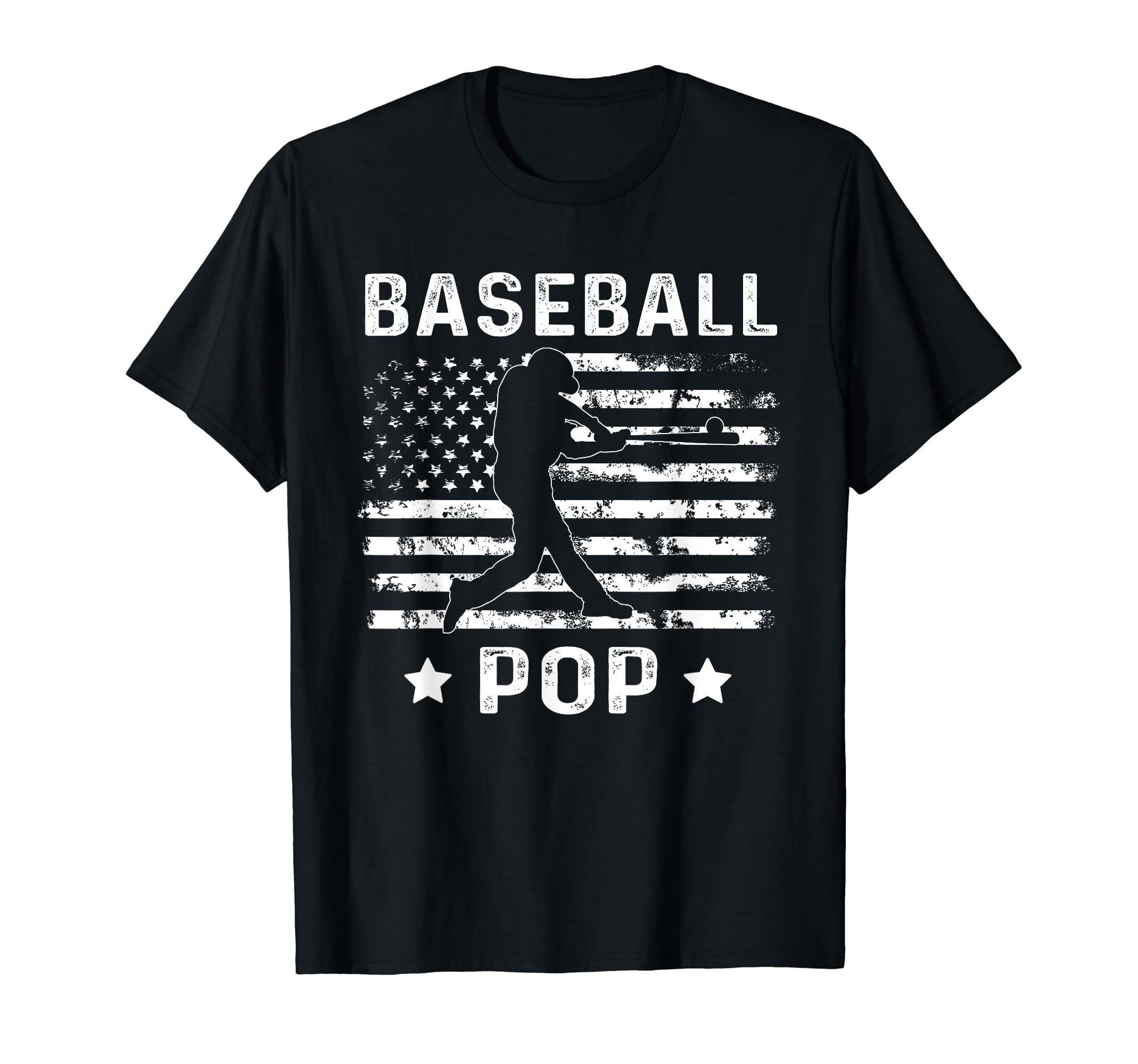 Baseball Pop Dad Usa Flag 4Th July T-Shirt - Streetwear Style for Adults - T-Shirt, Sweatshirt, Hoodie