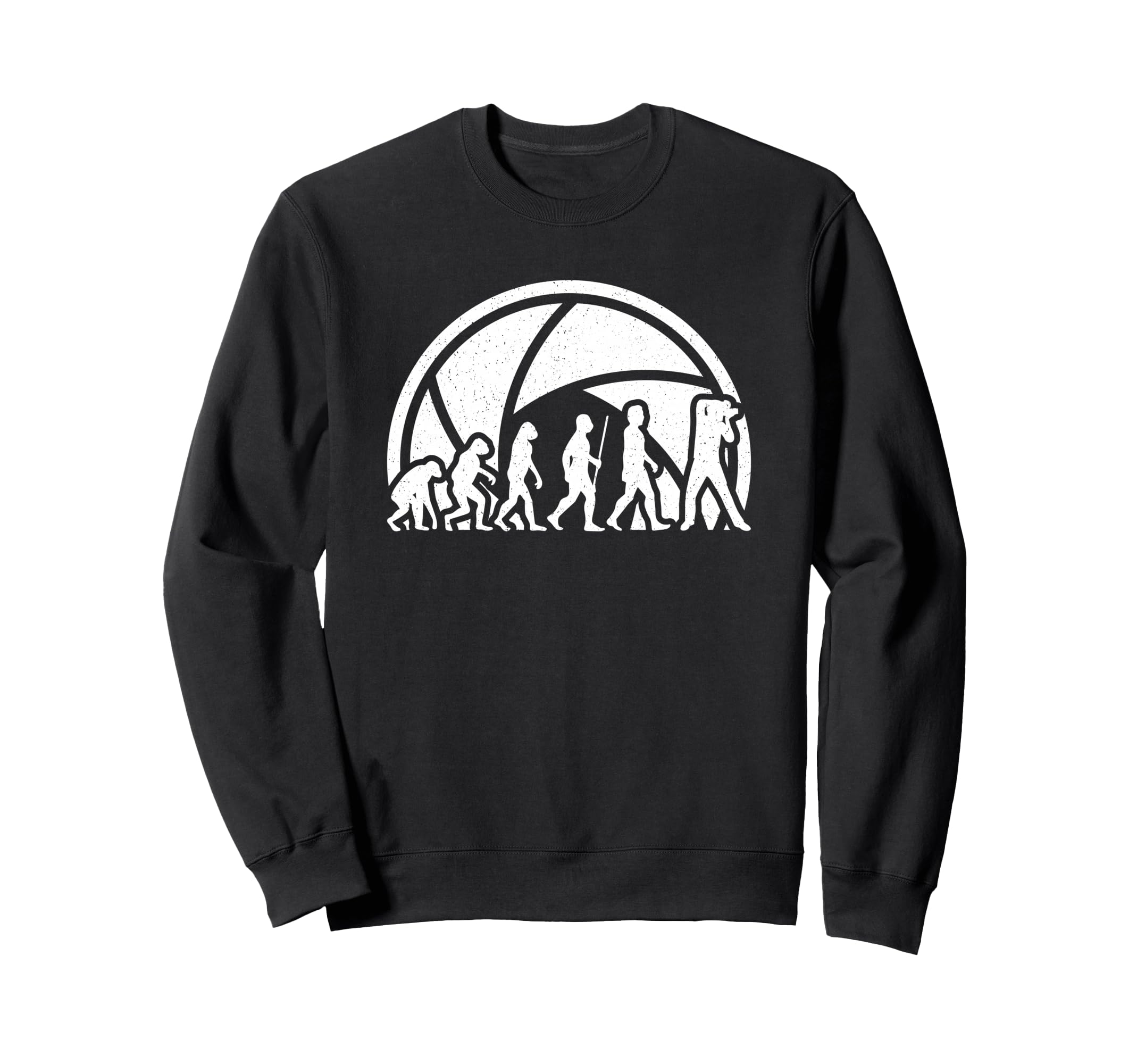 Funny Photographer Evolution Camera Sweatshirt - Trendy Graphic Men Women - T-Shirt, Sweatshirt, Hoodie
