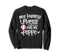 My Favorite Baseball Player Sweatshirt - Fun Novelty Design for Adults - T-Shirt, Sweatshirt, Hoodie