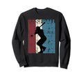 Baseball Baseball Player Distressed Sweatshirt - Graphic Print Men Women - T-Shirt, Sweatshirt, Hoodie
