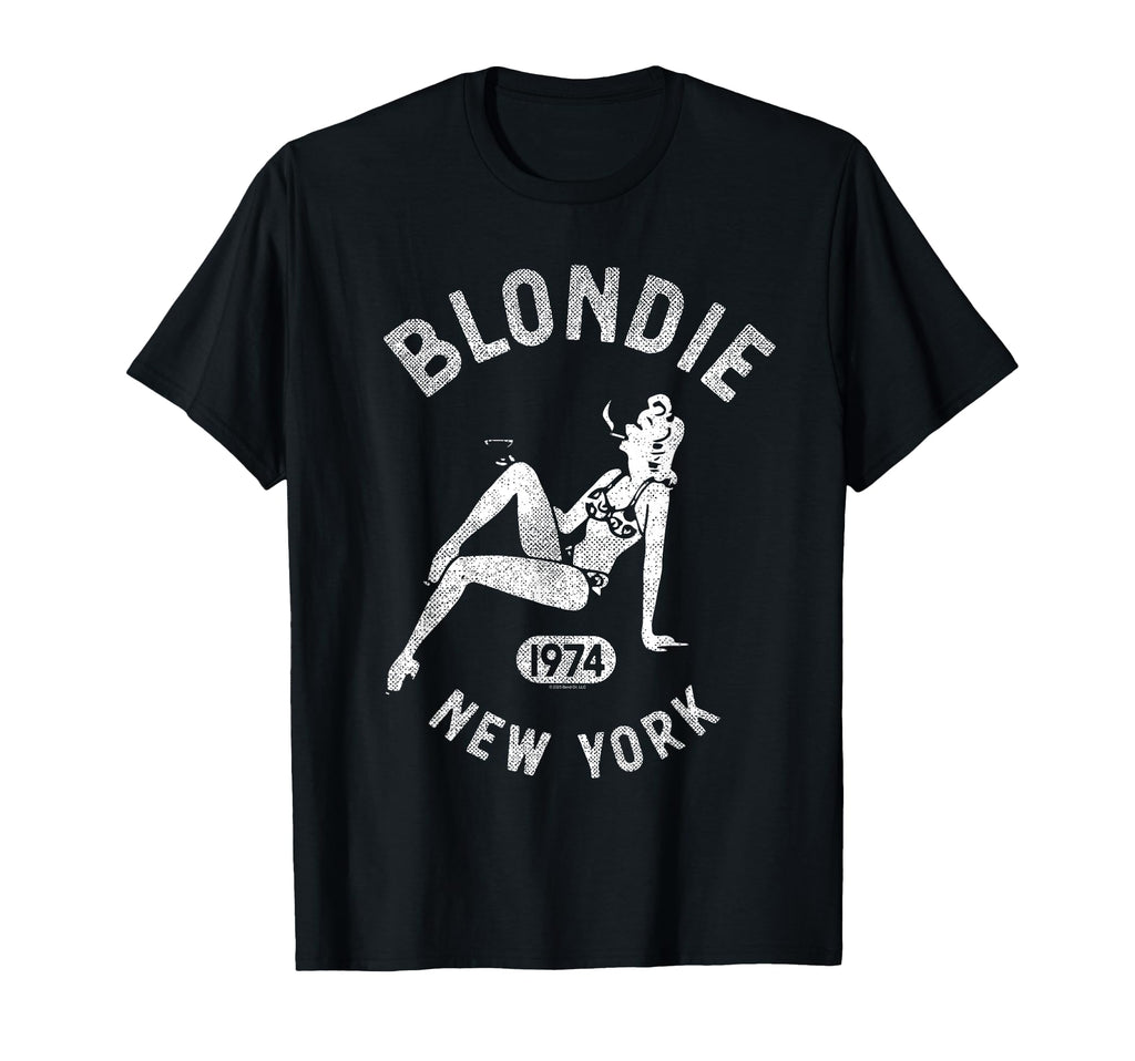 Blondie 1974 New York Pin Up Band T-Shirt - Aesthetic Graphic Unisex - T-Shirt, Sweatshirt, Hoodie