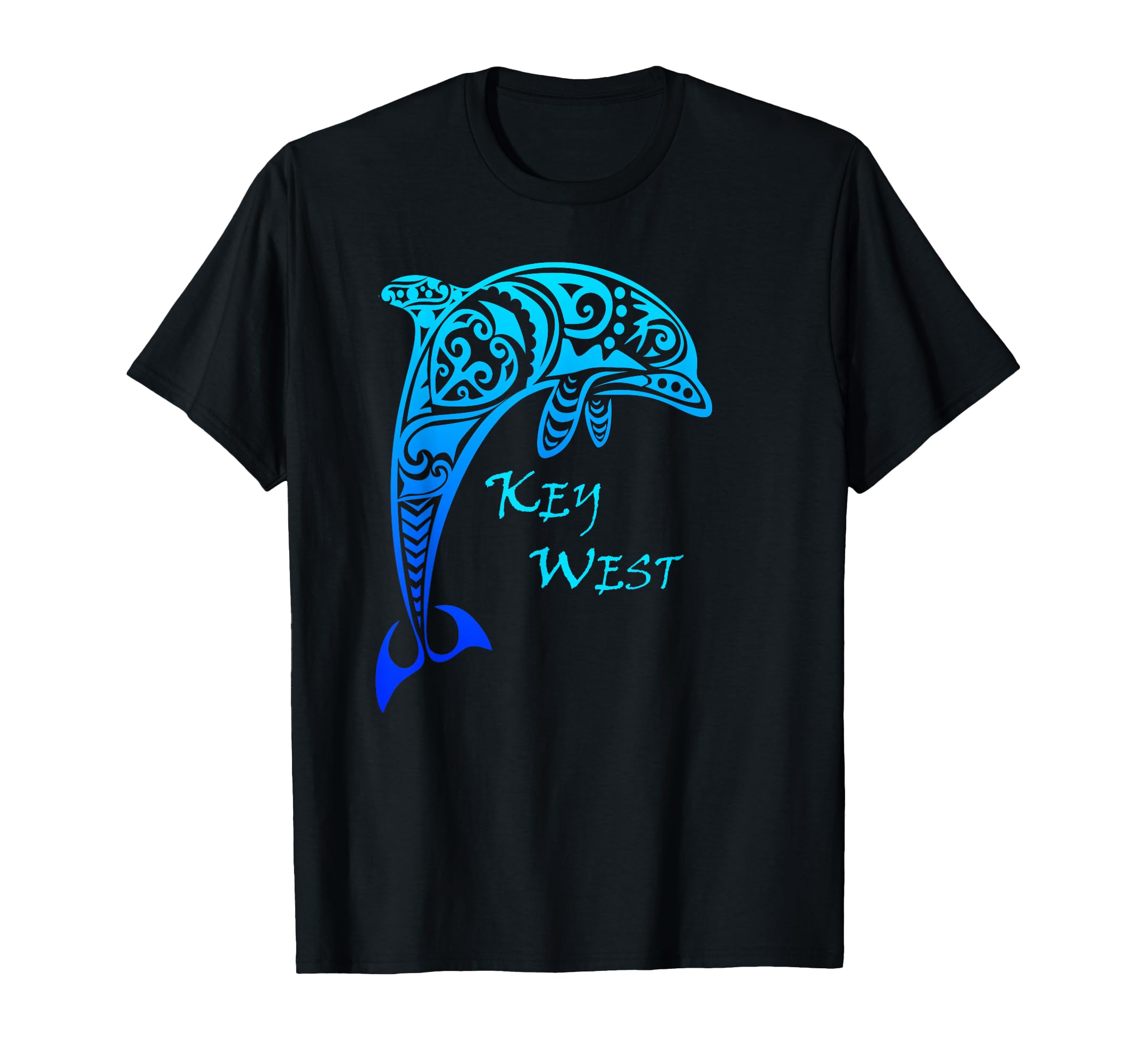 Key West Florida Tribal Dolphin T-Shirt - Novelty Apparel Men Women - T-Shirt, Sweatshirt, Hoodie