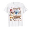 Groovy Baseball Mama My Wallet T-Shirt - Casual Everyday Wear for Adults - T-Shirt, Sweatshirt, Hoodie