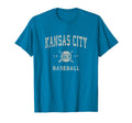 Kansas City Baseball Throwback T-Shirt - Graphic Print Unisex - T-Shirt, Sweatshirt, Hoodie