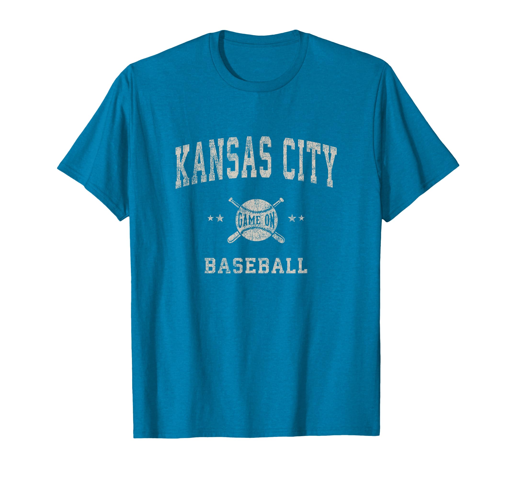 Kansas City Baseball Throwback T-Shirt - Graphic Print Unisex - T-Shirt, Sweatshirt, Hoodie