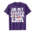 My Baseball Sister Era Groovy Baseball T-Shirt - Streetwear Style Unisex - T-Shirt, Sweatshirt, Hoodie