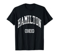 Hamilton Ohio 70S College Sports T-Shirt - Aesthetic Graphic Men Women - T-Shirt, Sweatshirt, Hoodie
