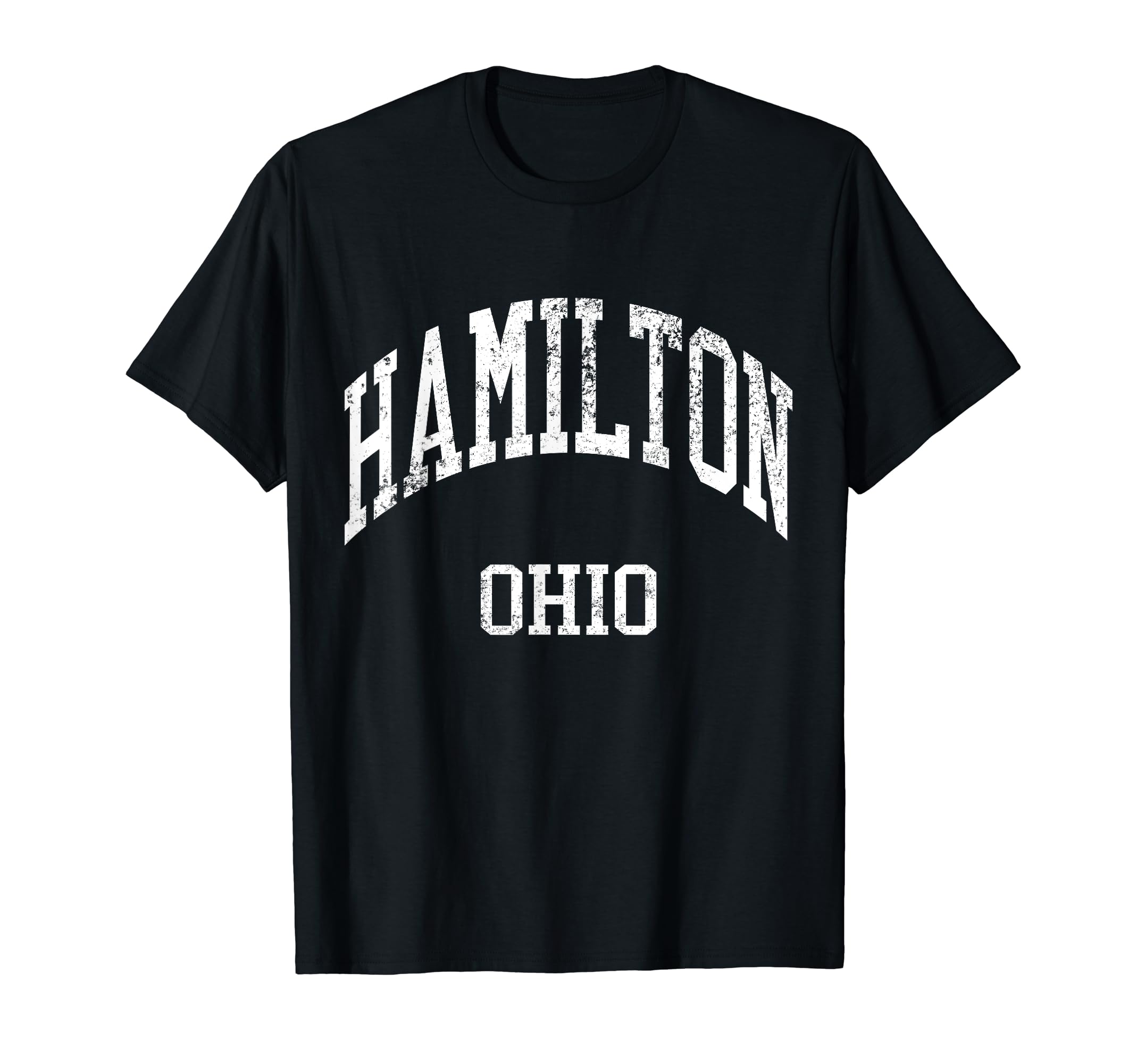 Hamilton Ohio 70S College Sports T-Shirt - Aesthetic Graphic Men Women - T-Shirt, Sweatshirt, Hoodie