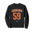 Carlos Carrasco New York Baseball Sweatshirt - Novelty Apparel Unisex - T-Shirt, Sweatshirt, Hoodie