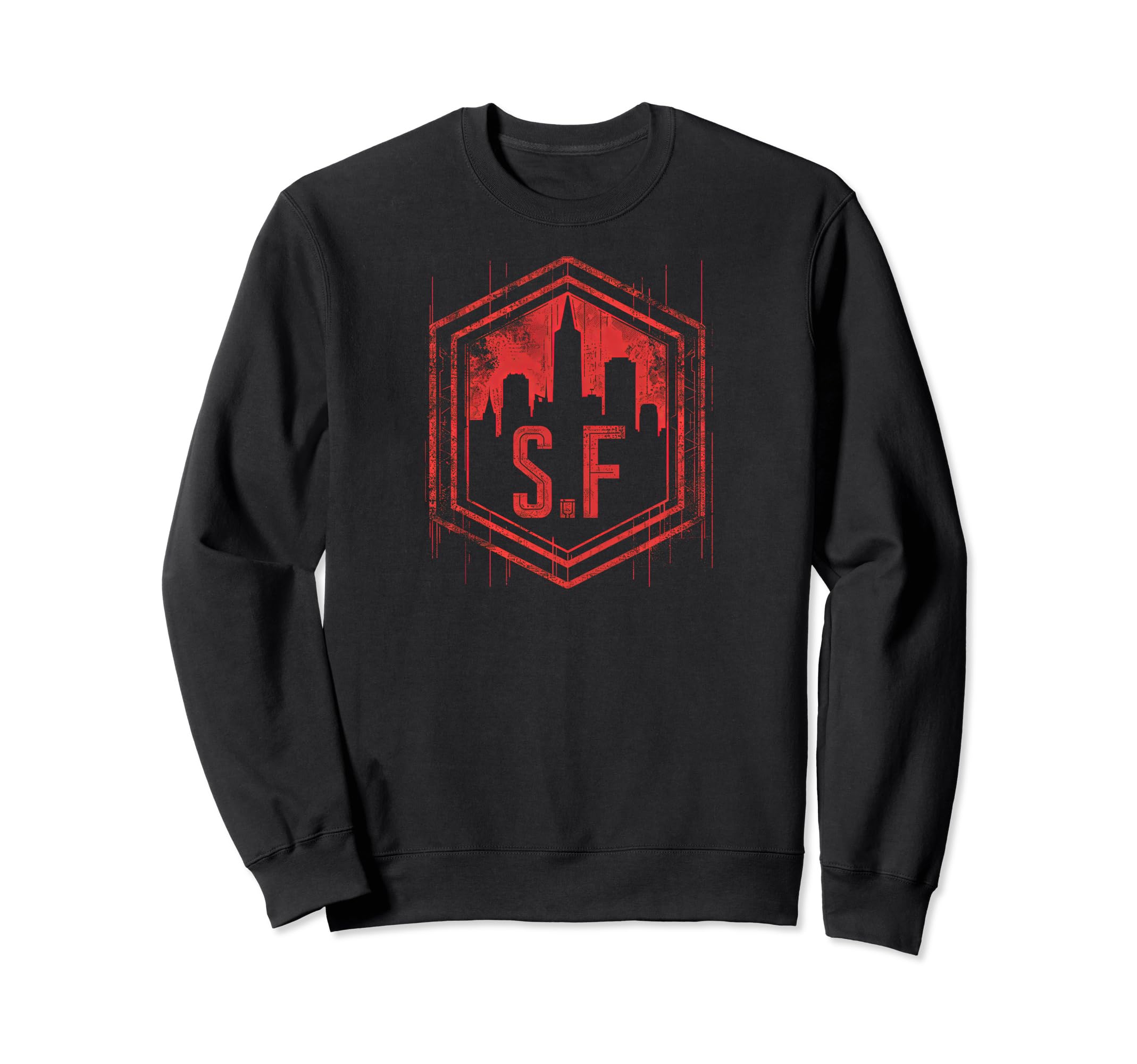 Sf Grit 90S Grunge Urbandecay Mens Sweatshirt - Unique Graphic Men Women - T-Shirt, Sweatshirt, Hoodie