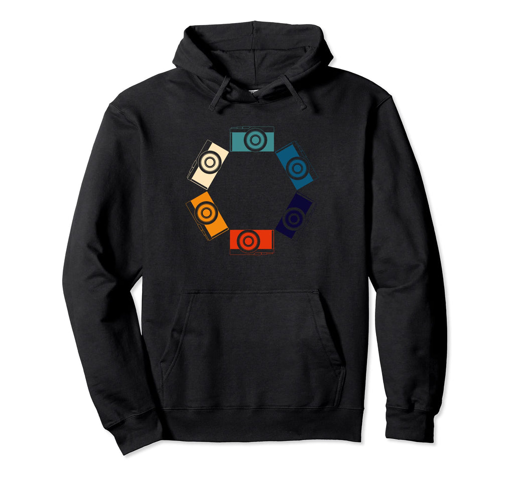 Minimalist Photographer Camera Hoodie - Novelty Apparel Men Women - T-Shirt, Sweatshirt, Hoodie