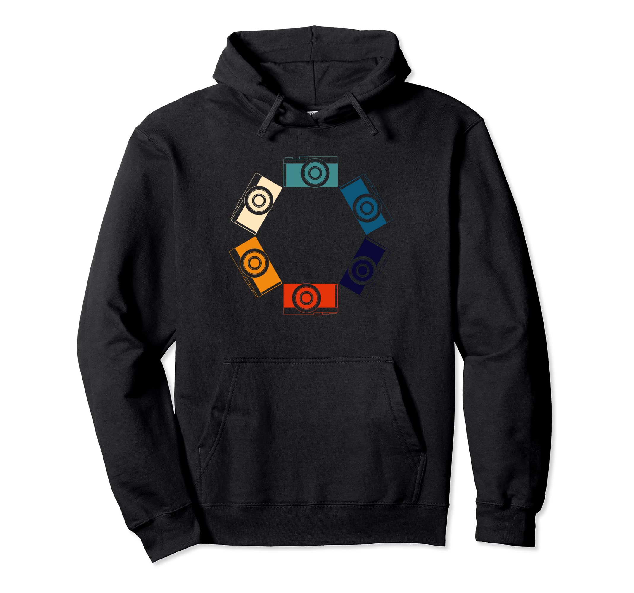 Minimalist Photographer Camera Hoodie - Novelty Apparel Men Women - T-Shirt, Sweatshirt, Hoodie