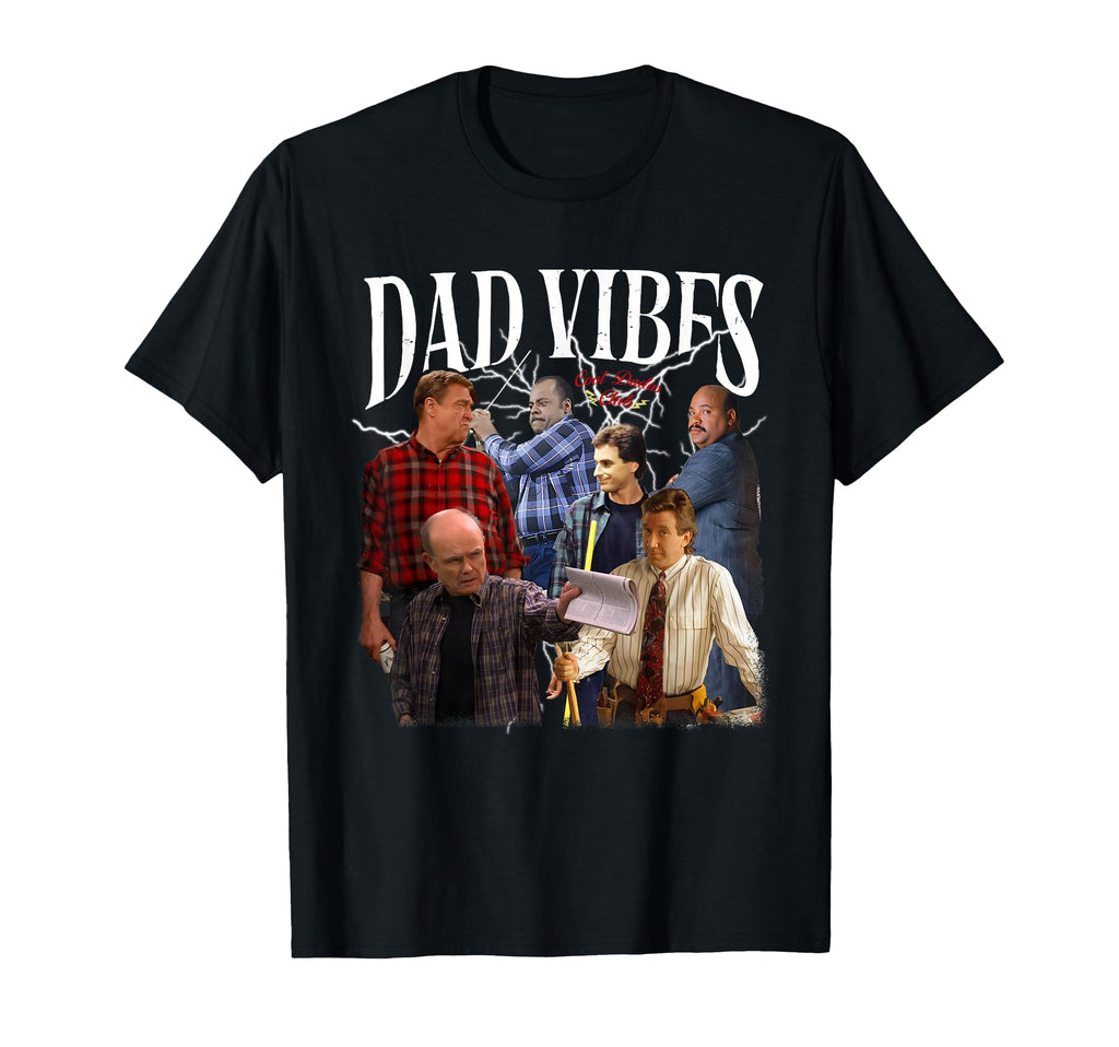 90S Dad Vibes Funny Dad Fathers Day T-Shirt - Minimalist Print for Adults - T-Shirt, Sweatshirt, Hoodie