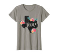 Texas Home State Map Pride Flowers T-Shirt - Custom Art Print Men Women - T-Shirt, Sweatshirt, Hoodie