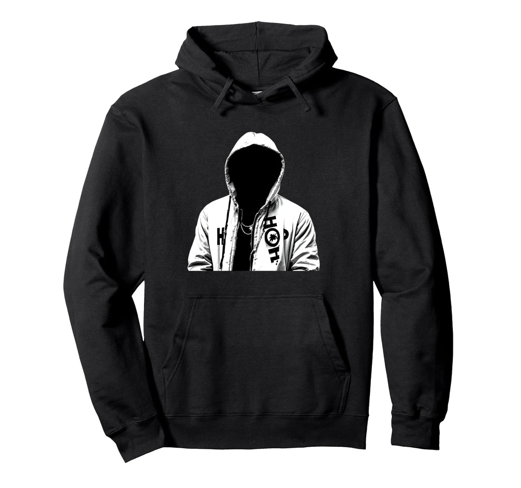 Hip Hop Rapper Old School Hoodie - Aesthetic Graphic Men Women - T-Shirt, Sweatshirt, Hoodie