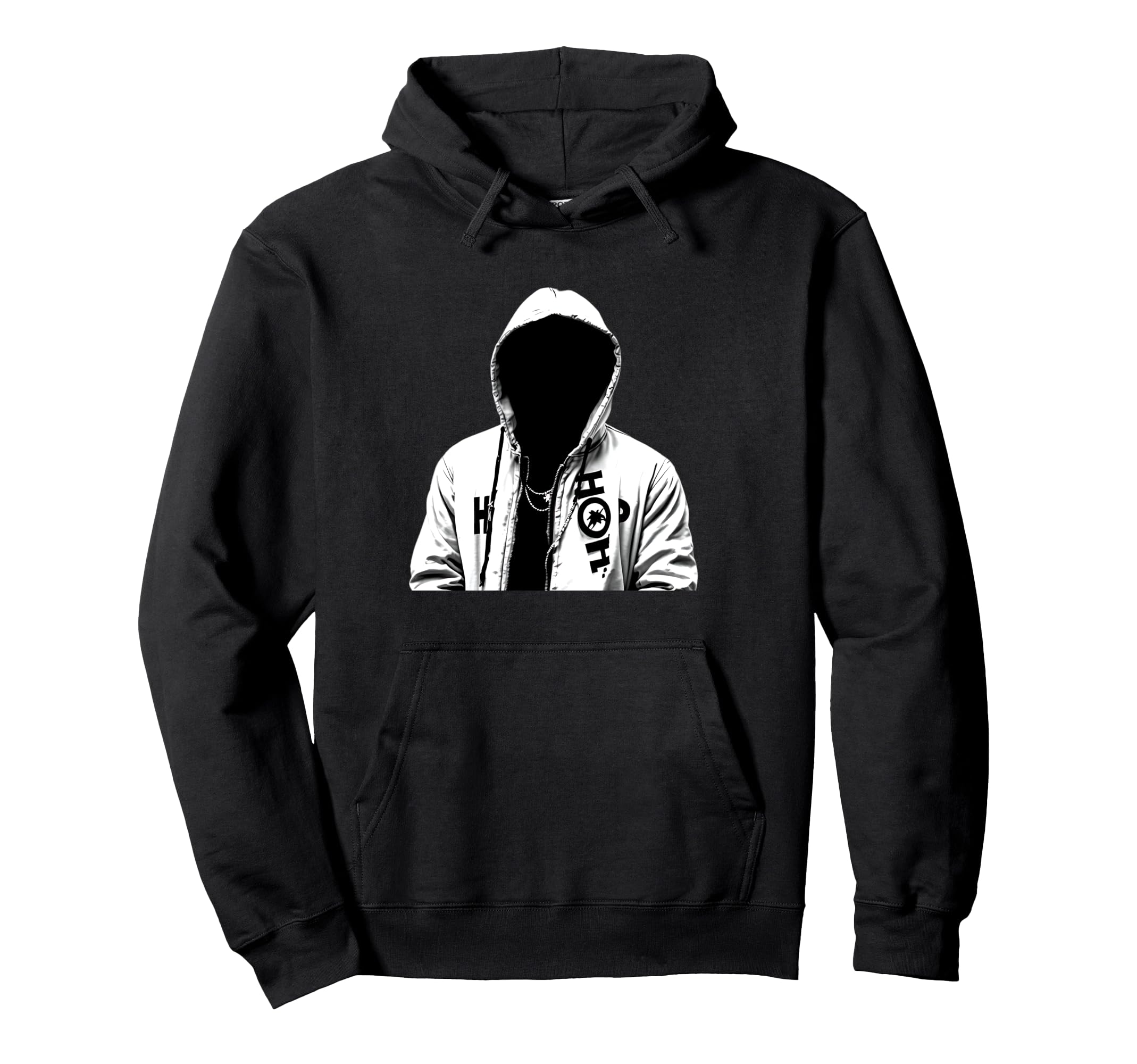 Hip Hop Rapper Old School Hoodie - Aesthetic Graphic Men Women - T-Shirt, Sweatshirt, Hoodie