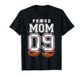 Proud Mom Baseball Player Number 9 T-Shirt - Custom Art Print for Adults - T-Shirt, Sweatshirt, Hoodie