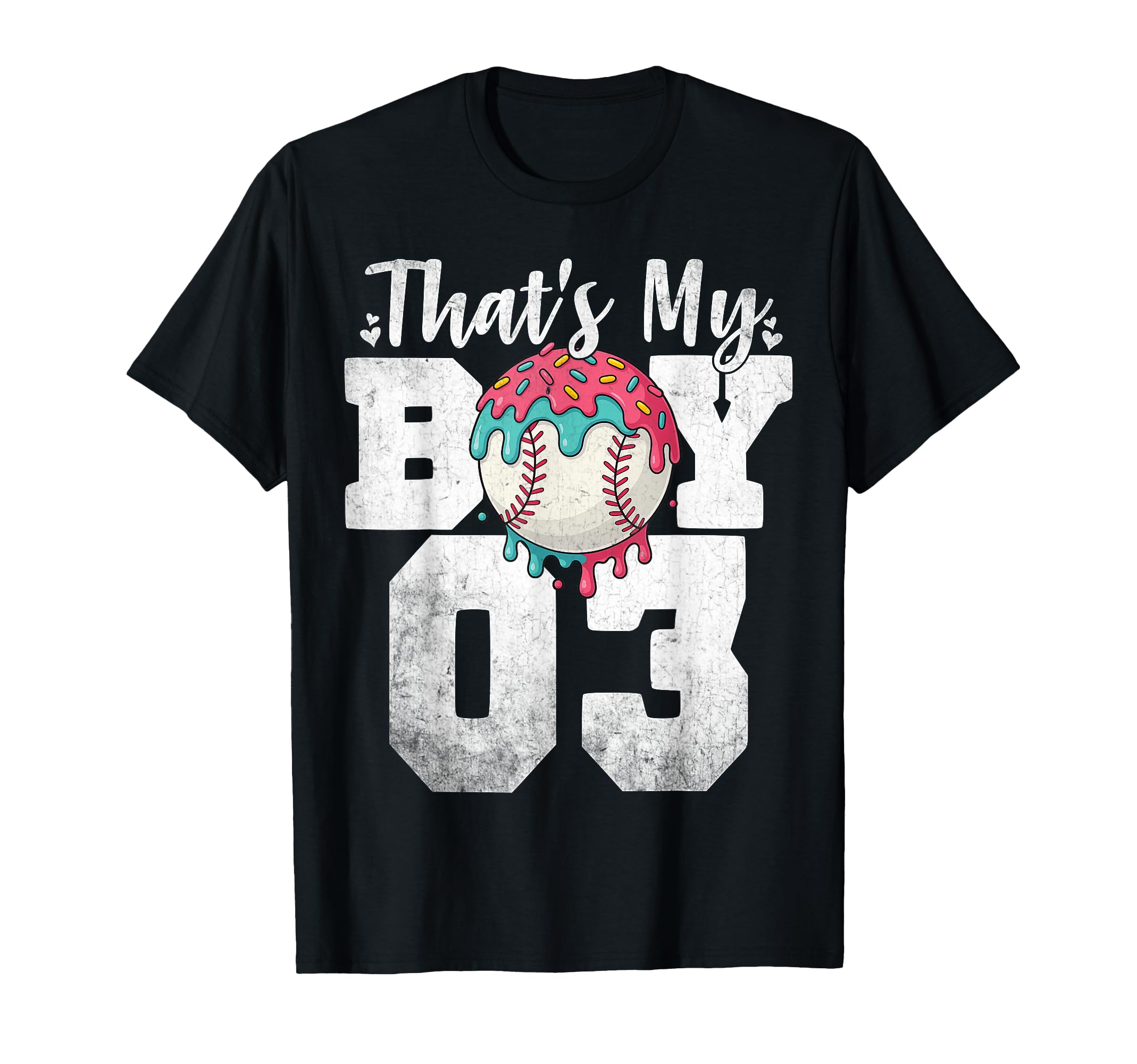 Thats My Baseball 3 Number Mom Dad 3 T-Shirt - Aesthetic Graphic Unisex - T-Shirt, Sweatshirt, Hoodie