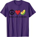 Peace, Love And Avocado Retro Food Lover - Adult & Kids T-Shirts, Sweatshirts & Hoodies apparel design preview 1