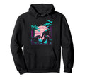 Bigfoot Vaporwave Aesthetic 90S Hoodie - Custom Art Print for Adults - T-Shirt, Sweatshirt, Hoodie