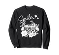 Photographer Smile Camera Flowers Sweatshirt - Trendy Graphic for Adults - T-Shirt, Sweatshirt, Hoodie