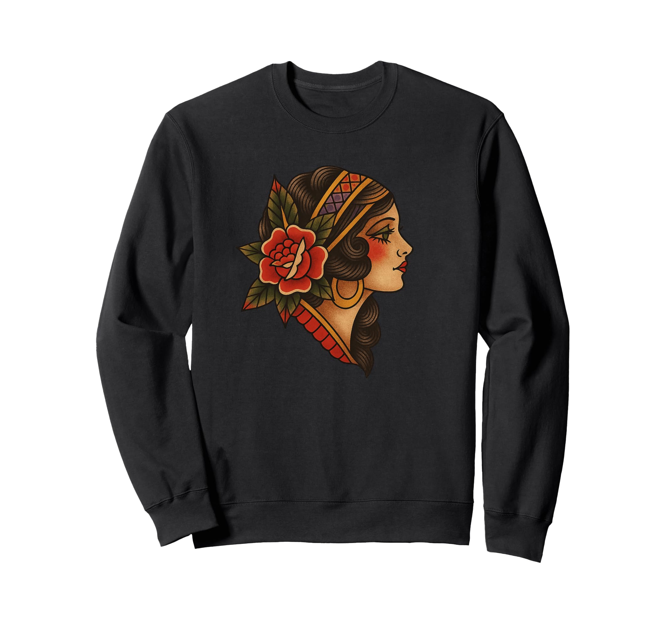 Traditional Tattoo Sweatshirt - Minimalist Print Unisex - T-Shirt, Sweatshirt, Hoodie