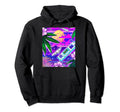 Hawaii Vaporwave Sunset Synthwave Hoodie - Aesthetic Graphic Unisex - T-Shirt, Sweatshirt, Hoodie