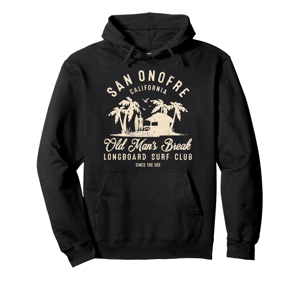Simplesan Onofre Old Mans Break Hoodie - Fun Novelty Design Unisex - T-Shirt, Sweatshirt, Hoodie