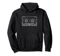 90S Party Decorations Music Tape Hoodie - Trendy Graphic for Adults - T-Shirt, Sweatshirt, Hoodie
