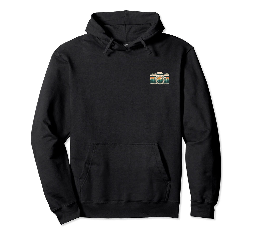 Photographer Camera Trees Nature Hoodie - Aesthetic Graphic Men Women - T-Shirt, Sweatshirt, Hoodie