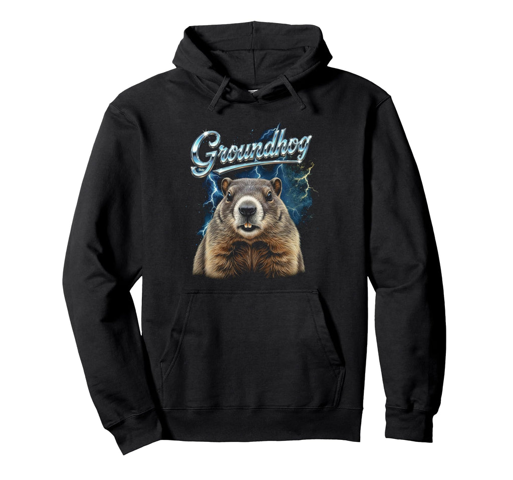 Goundhog 90S Funny Goundhog 80S Hoodie - Unique Graphic Men Women - T-Shirt, Sweatshirt, Hoodie