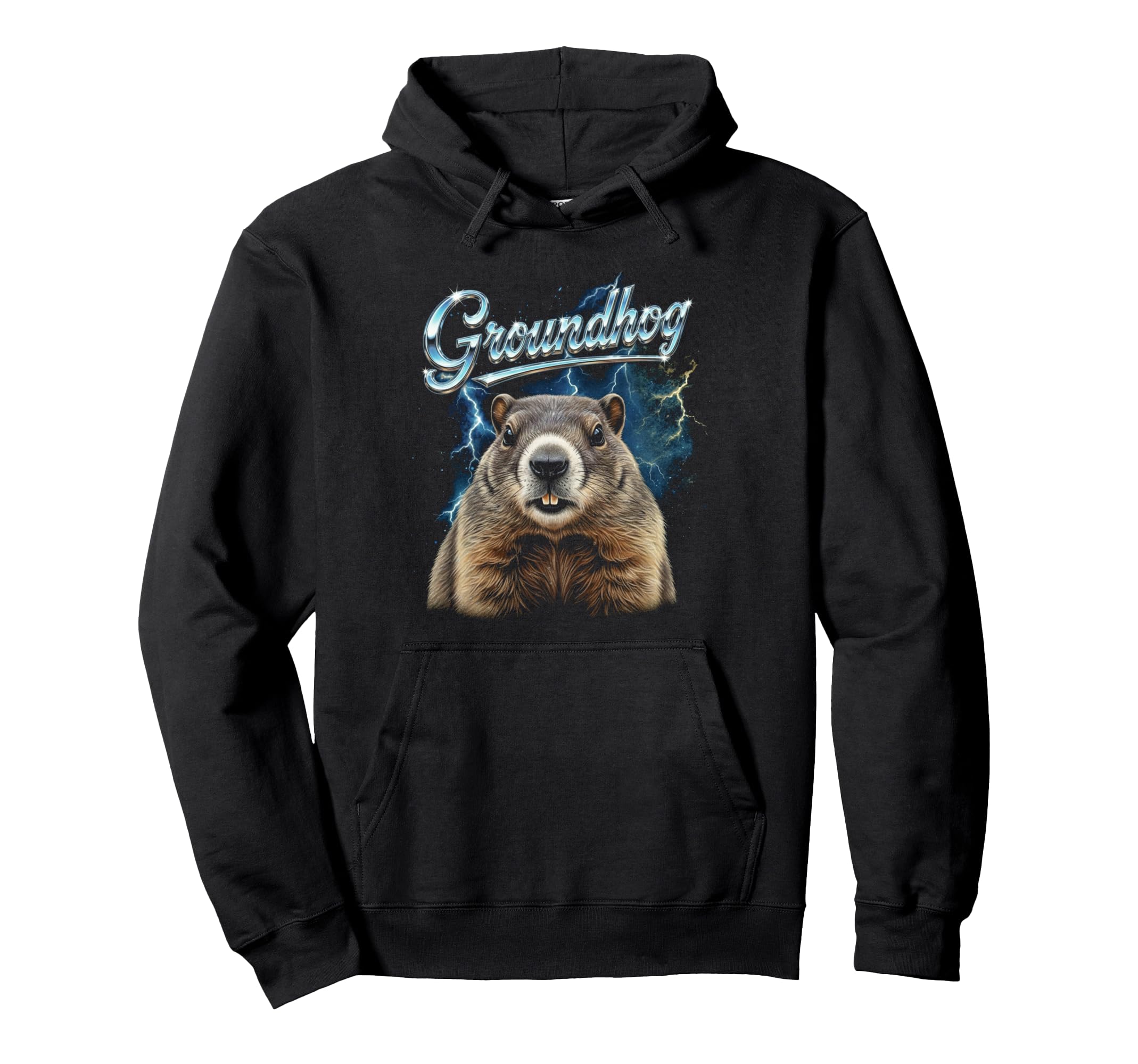 Goundhog 90S Funny Goundhog 80S Hoodie - Unique Graphic Men Women - T-Shirt, Sweatshirt, Hoodie