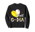 G Ma Both Baseball Softball Mothers Sweatshirt - Minimalist Print Unisex - T-Shirt, Sweatshirt, Hoodie