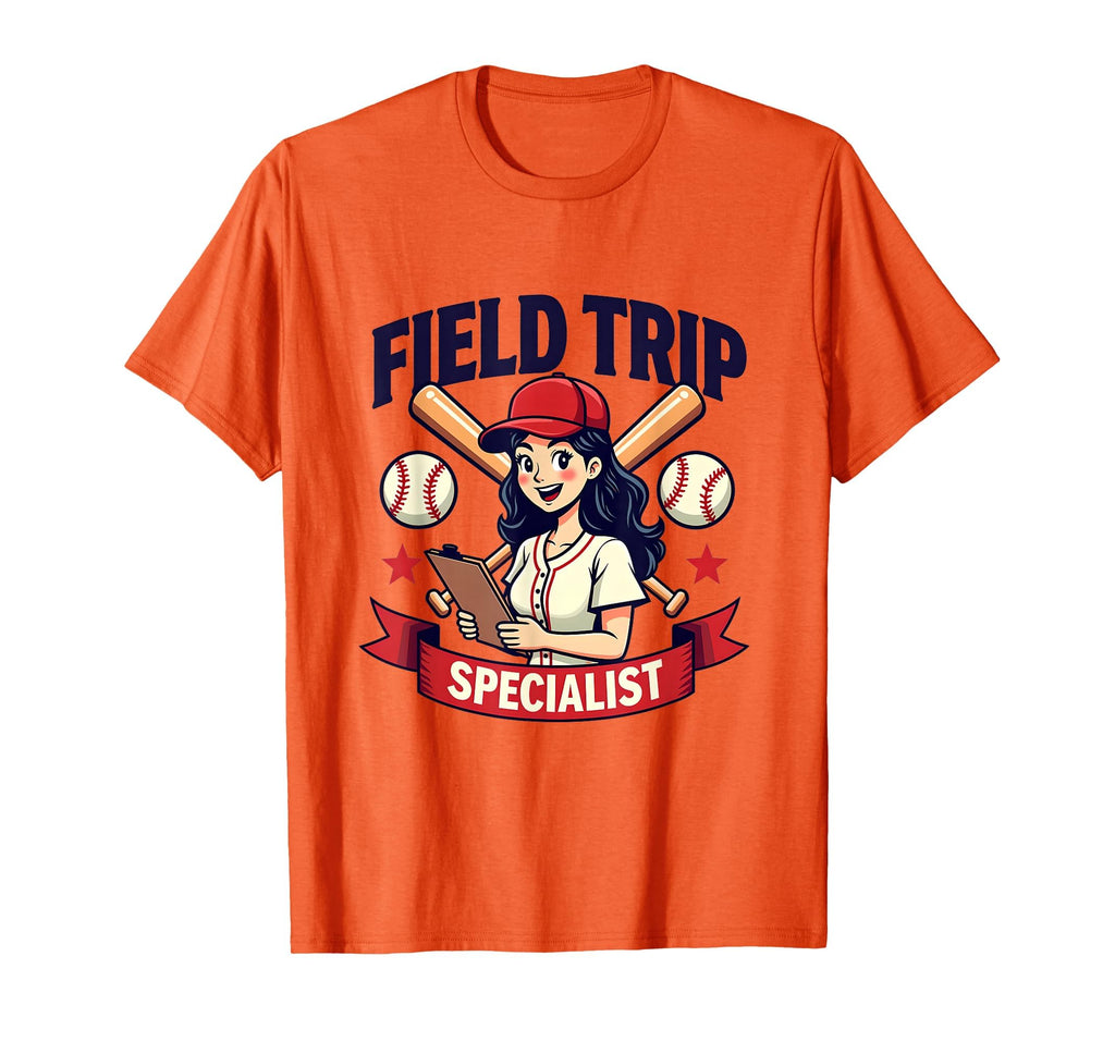 Field Trip Specialist Baseball Mom T-Shirt - Fun Novelty Design for Adults - T-Shirt, Sweatshirt, Hoodie