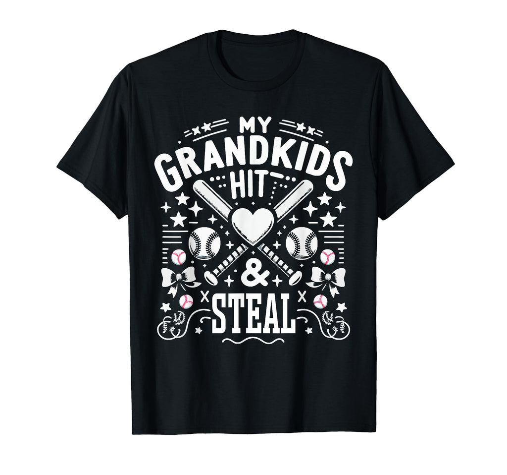Baseball Grandma Grandmother Granny T-Shirt - Fun Novelty Design Unisex - T-Shirt, Sweatshirt, Hoodie