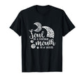 Distressed Soul Mermaid Mouth Sailor T-Shirt - Aesthetic Graphic for Adults - T-Shirt, Sweatshirt, Hoodie