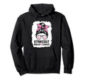 Strike Out Breast Cancer Baseball Mom Hoodie - Custom Art Print Men Women - T-Shirt, Sweatshirt, Hoodie