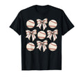 Baseball Game Day Coquette Bow T-Shirt - Fun Novelty Design Men Women - T-Shirt, Sweatshirt, Hoodie