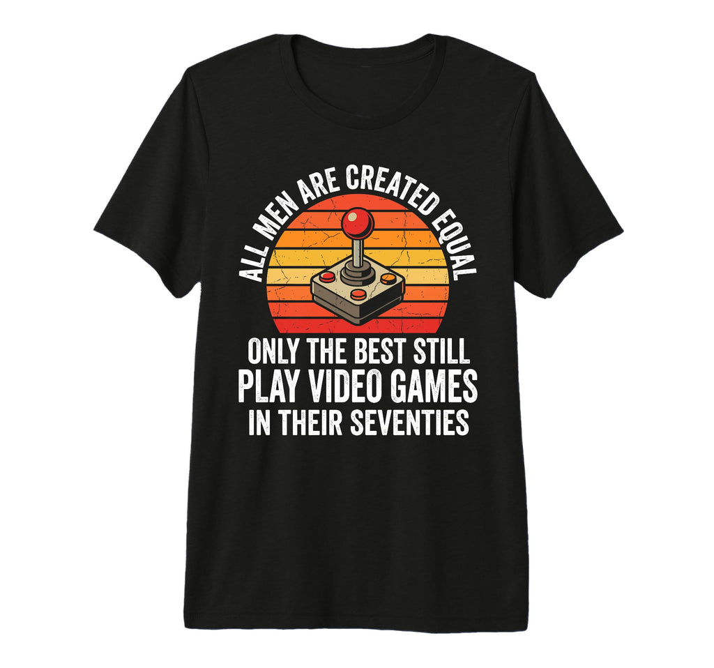 Funny Dad 70Th Birthday Fathers Day Gamer T-Shirt - Unique Graphic Unisex - T-Shirt, Sweatshirt, Hoodie