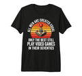 Funny Dad 70Th Birthday Fathers Day Gamer T-Shirt - Unique Graphic Unisex - T-Shirt, Sweatshirt, Hoodie