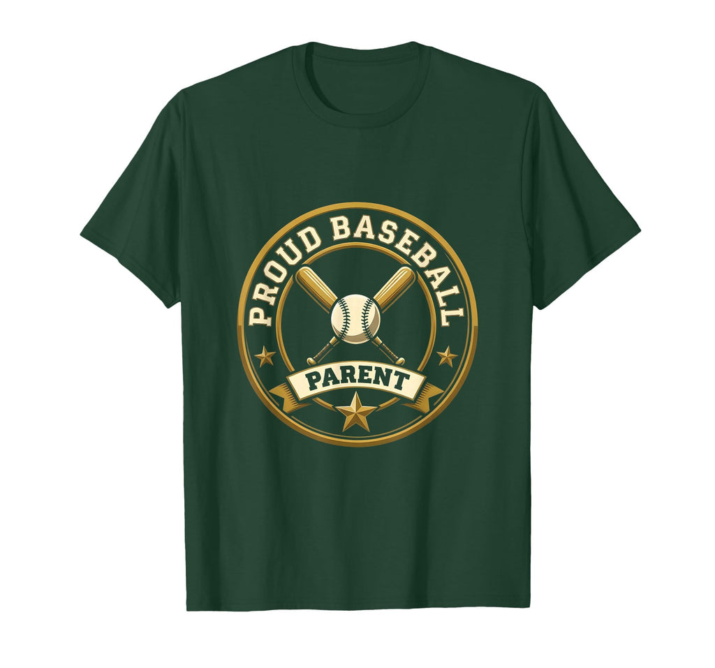 Proud Baseball Parent Fan T-Shirt - Novelty Apparel Unisex - T-Shirt, Sweatshirt, Hoodie