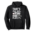 Thats My Son Baseball Catcher Mom Hoodie - Custom Art Print Men Women - T-Shirt, Sweatshirt, Hoodie