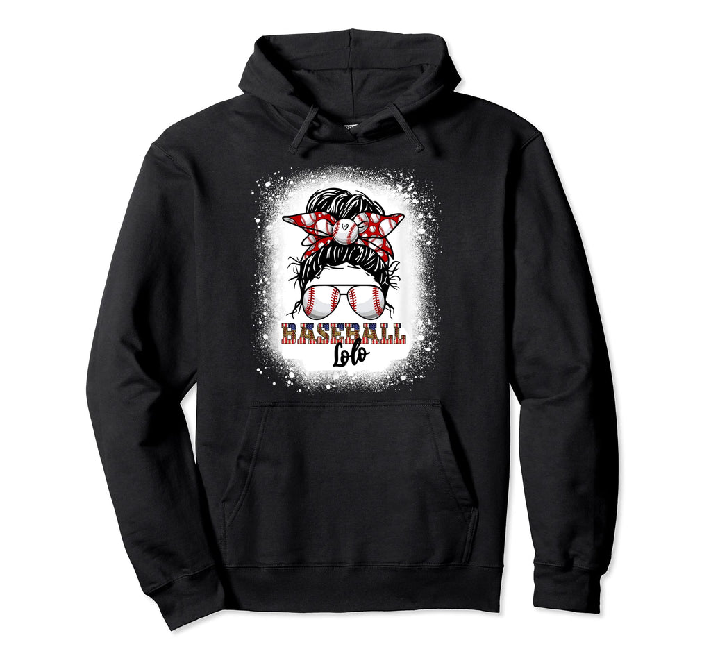 Baseball Lolo Messy Bun Hair Leopard Hoodie - Streetwear Style Men Women - T-Shirt, Sweatshirt, Hoodie