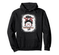 Baseball Lolo Messy Bun Hair Leopard Hoodie - Streetwear Style Men Women - T-Shirt, Sweatshirt, Hoodie